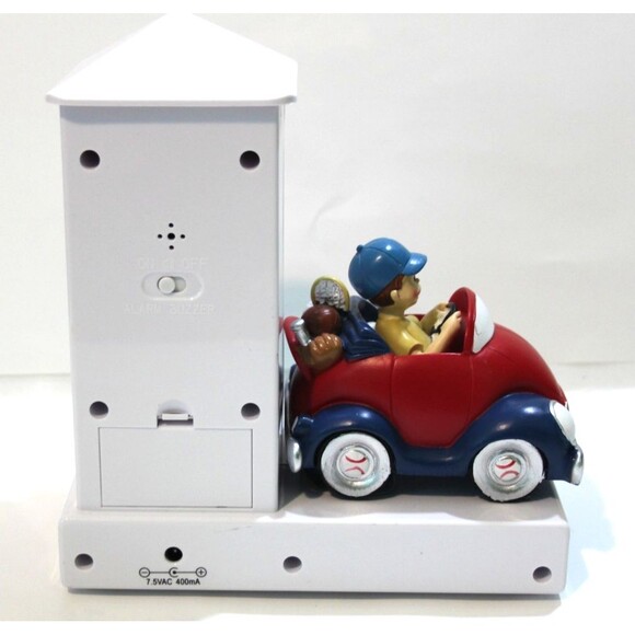 It’s About Time Stoplight Alarm Clock Kids Sleep Enhancing  Race Car Read Flaw - Picture 3 of 7